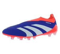 Adidas 24 tacchetti da calcio Elite Low Firm Ground, Calzature Blu Lucido Bianco Solare Rosso, 39 1/3 EU