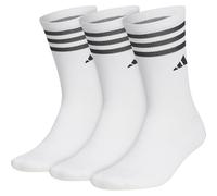 adidas 3 paia di calzini da golf da uomo, bianco, 12-14 Years