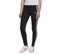 adidas 3 STR Tight, Leggings Sportivi Donna, Black/White, 36