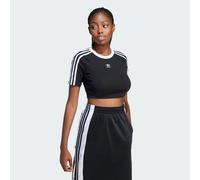 Adidas 3-stripes Baby Donna - Magliette Nero - Taglia 38/M - Jersey di cotone Black 38/M