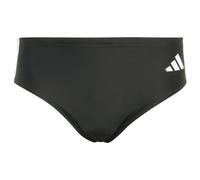 adidas - 3 Stripes Bold Trunk - Pantaloncino da bagno 7 nero/grigio