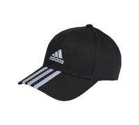 Cappellino da baseball 3-Stripes Cotton Twill Black / White Adulto (S/M)