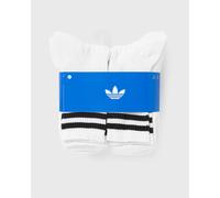 Adidas 3 STRIPES CREW SOCKS 6 PAIRS men white in taglia:S
