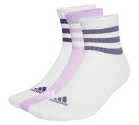 Calzini da tennis Skarpety Adidas 3-Stripes Cushioned Sportswear Low-Cut 3P - white/powder plum - Multicolore (40-42)