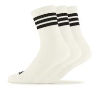 adidas Unisex - Adulto 3STRIPES CUSHIONED SPORTSWEAR CREW SOCKS 3 PAIR PACK, white/black/black, 40-42
