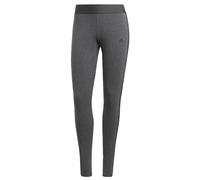 adidas 3 Stripes Leggings Donna, Dark Grey Heather/Black, XS