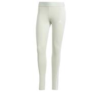 adidas 3 Stripes Leggings Donna, Linen Green, S Corto