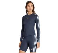 MAGLIA A MANICHE LUNGHE CON 3 STRISCE Aurora Ink / Crystal Sky M