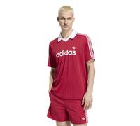 Adidas 3 stripes Uomo - Magliette Rosso - Taglia L - Poly Jersey Red L
