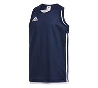 adidas 3g Spee Rev Jrs, Maglietta Senza Maniche Unisex-Bambini, Bordeaux (Maruni)/Bianco, 140