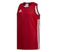 adidas 3g Spee Rev Jrs, Maglietta Senza Maniche Unisex-Bambini e Ragazzi, Rosso (Rojpot)/Bianco, 128