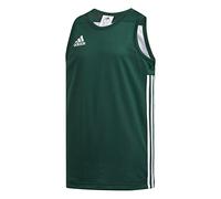 Adidas 3G SPEE Rev Jrs, T-Shirt Unisex Bambini, Dark Green/White, 1314Y