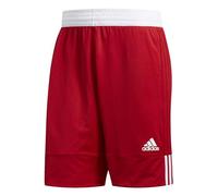adidas 3G Speed Reversible Shorts, Pantaloncini Sportivi Uomo, Power Red/White, M Tall
