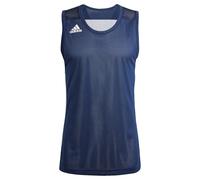adidas 3G Speed Reversible Sleeveless Jersey, Maglia Senza Maniche da Basket Uomo, Collegiate Navy/White, 3XL
