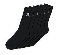adidas 3S Crew C 6 paia di calzini, Bambini, Nero - nero, 27-30