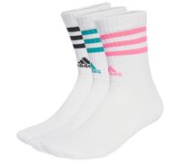 adidas - 3S Cushioned Sportswear Crew 3-Pack - Calze casual Unisex M | EU 40|42 bianco