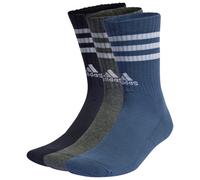 adidas - 3S Cushioned Sportswear Crew 3-Pack - Calze casual Unisex XL | EU 46|48 blu