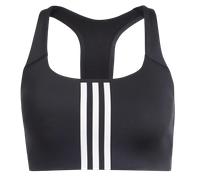 adidas 3S Powerimpact Training Medium-Support 3-Stripes Top e Reggiseni XSC-D Nero