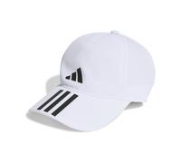 Adidas Unisex - Adulto 3-Stripes AEROREADY Running Training Baseball cap, White/Black/Black, M