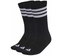 adidas 3Stripes Cushioned Sportswear Crew - calzini corti S 37-39 EU Black unisex