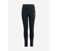 Adidas 3stripes Jr - Leggings - Nero 11-12ANNI