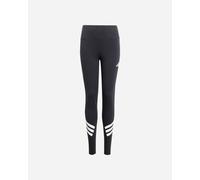 Adidas 3stripes Jr - Leggings - Nero 9-10ANNI