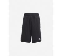 Pantaloncini da bambino in maglia adidas 3-Stripes Essentials Noir 11/12 anni