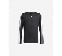 Adidas 3stripes Jr - T-shirt - Nero 9-10ANNI