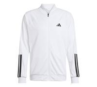 adidas Homme CLUB TENNIS 3-STRIPES KNITTED JACKET, white, S