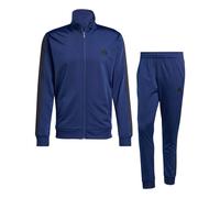 adidas Uomo SPORTSWEAR BASIC 3 STRIPES TRICOT TRACKSUIT, dark blue/black, S