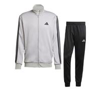 Adidas Sportswear Basic 3 Stripes French Terry Tracksuit Grigio S / Regular Uomo