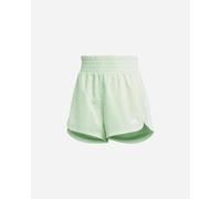 adidas Pantaloncini Corti da Donna Pacer Training a 3 Strisce Intrecciate a Vita Alta, M 5" Nero, Nero, M