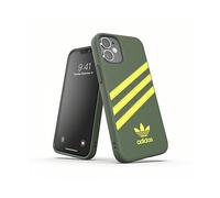ADIDAS 42253 Custodia per cellulare per Apple iPhone 12 Mini, Verde, Giallo