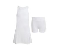 Vestito per ragazze Adidas Girls Club - white - Bianco (164 cm)