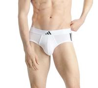 adidas Active Flex - 2 mutandine a vita bassa in cotone a 3 strisce da uomo