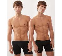 adidas Herren Unterwäsche Boxershorts 2er Pack Boxer Brief (2pk) -Active Flex Cotton Ergonomic Intimo, Black_4am005, S Uomo