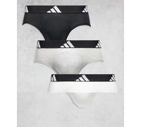 adidas - Active Flex - Confezione da 3 slip sportivi in cotone multicolore L