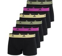 ADIDAS ACTIVE FLEX COTONE 6PK TRUNK Boxer Da Uomo
