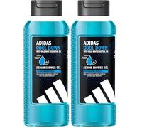 adidas Active Skin & Mind, Cool Down Shower Gel, Docciaschiuma Uomo, 250 ml (Confezione da 2)
