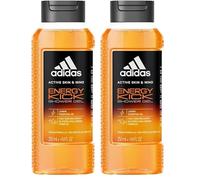 adidas Active Skin & Mind, Energy Kick Shower Gel, Docciaschiuma Uomo, 250 ml (Confezione da 2)