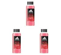 adidas Active Skin & Mind Muscle Relax Gel Doccia Uomo, Dermatologicamente Testato, Complesso a Base di Glicerolo e Acido Ialuronico, Idratazione profonda, Formula Vegana, 250 ml (Confezione da 3)