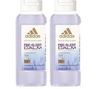 adidas Active Skin & Mind, Pre-Sleep Calm Shower Gel, Docciaschiuma per Uomo e Donna, 250 ml - Unisex (Confezione da 2)