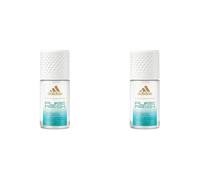 adidas Active Skin & Mind, Pure Fresh Deodorante Roll On per Uomo e Donna, 24 Ore di Protezione, 50 ml - Unisex (Confezione da 2)