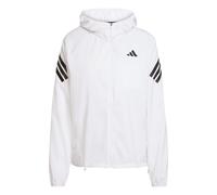 adidas Femme ADI365 Running Iconic Hooded Jacket, white, L
