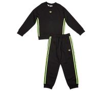 Adidas Adicolor 3-stripes Bambini - Tute da ginnastica Nero - Taglia 123 - 128 CM - Pile di cotone Black 123 - 128 CM