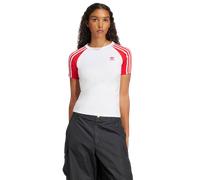 Adidas Adicolor 3-stripes Donna - Magliette Bianco - Taglia 32 - Jersey di cotone White 32