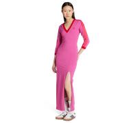 Adidas Adicolor Classics 3-stripes Maxi Dress Donna - Gonne Rosa - Taglia 32 - Jersey di cotone Pink 32