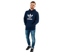 Adidas Adicolor Classics Trefoil Hoodie HK5298, Mens Sweatshirt, Navy, S EU