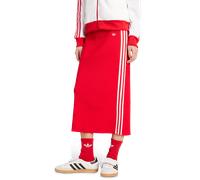 Adidas Adicolor Knit 3-stripes Skirt Donna - Gonne Rosso - Taglia 38 - Tela di cotone Red 38