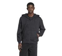 Adidas Adicolor Oversize Full-zip Hoodie male Felpe con cappuccio - Nero - Jersey di cotone - Foot Locker Black M
